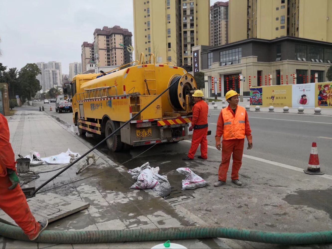 辽源排污管道清淤-管道清洗
